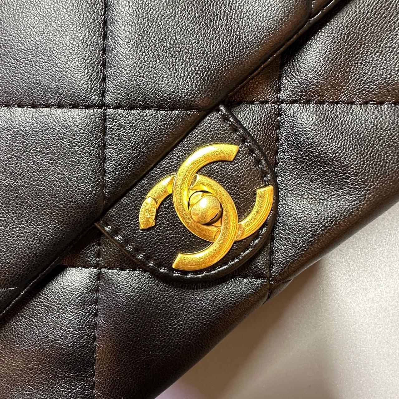 Chanel Mini Flap Bag with Top Handle (Black)