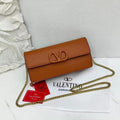 Valentino Garavani VLOGO Signature Chain bag (Brown/Tan)