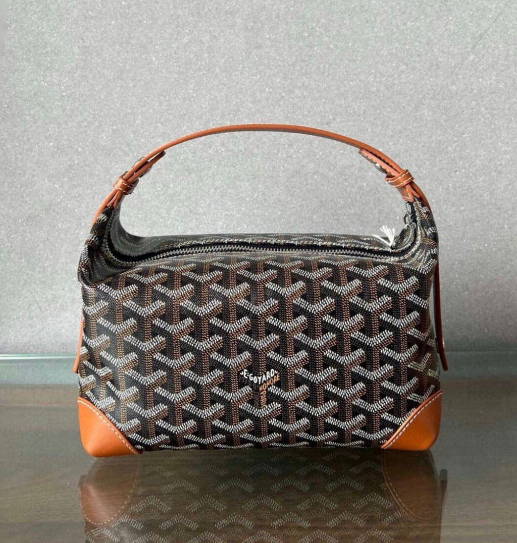 Goyard Jouvence MM Toiletry Case (Black & Tan)