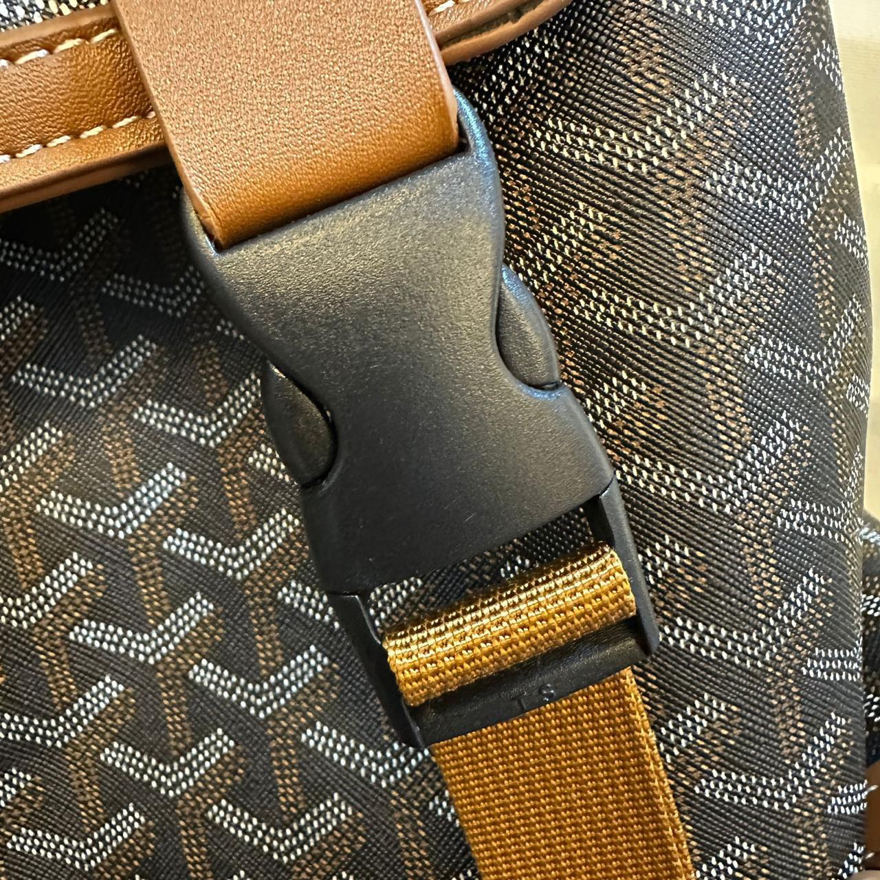 Goyard Alpin MM Backpack (Black & Tan)