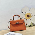 Hermès Kelly II Sellier Mini (Crocodile/Alligator) Orange