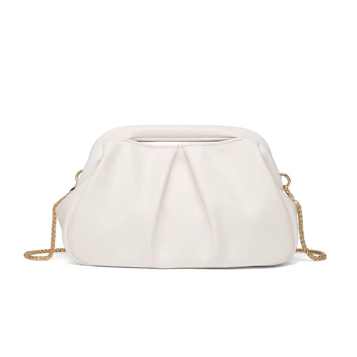 Bottega Veneta The Pouch with Handle (Chalk / White)