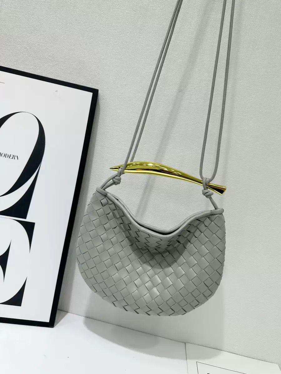 Bottega Veneta Small Sardine Shoulder Bag(Concrete / Grey)