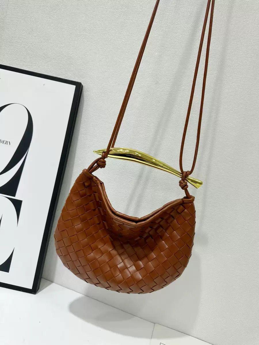 Bottega Veneta Small Sardine Shoulder Bag(Caramel / Cognac)