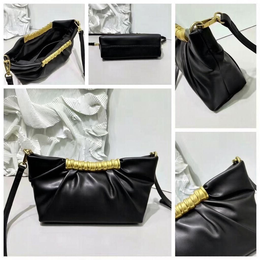 Fendi First Small Shoulder Bag (Black Leather)