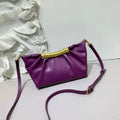 Fendi First Small Shoulder Bag (Purple/Plum Leather)