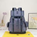 Goyard Alpin MM Backpack (Navy Blue)