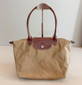 Longchamp Le Pliage Original Shoulder Bag L (Beige/Khaki)