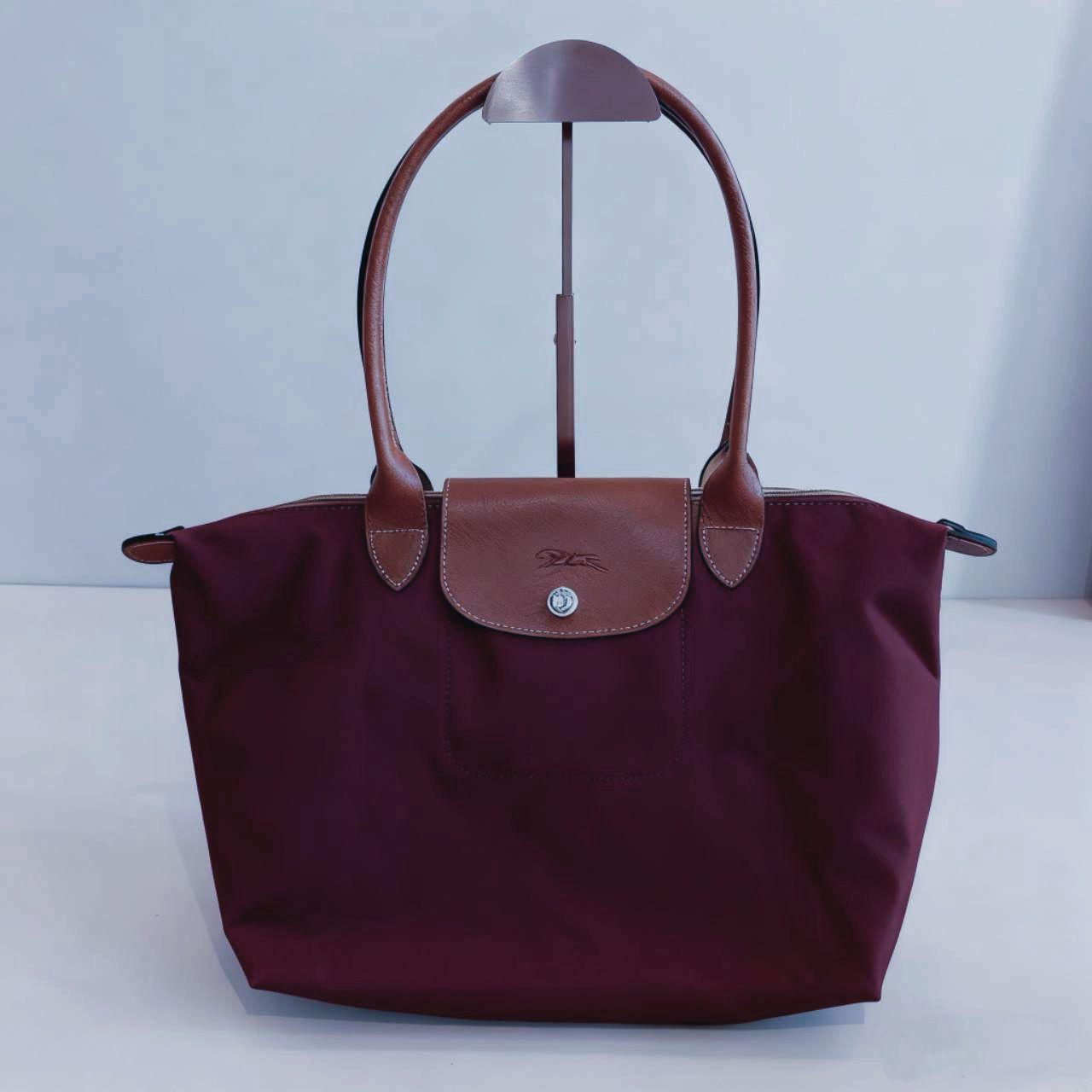 Longchamp Le Pliage Original Shoulder Bag L (Burgundy/Maroon)
