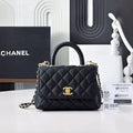Chanel mini Coco Handle Bag (Black with Gold Hardware)