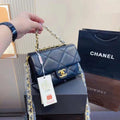 Chanel Mini Flap Bag with Top Handle (Black)