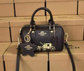 Coach Micro Rowan Satchel With Horse And Carriage (Black)