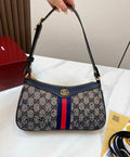 Gucci Ophidia Small Handbag (Beige/Blue GG Supreme)