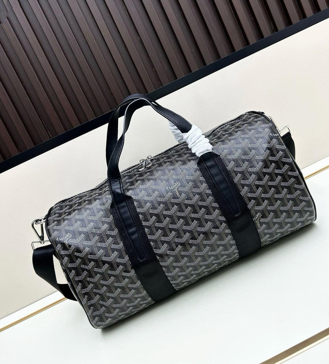 Goyard Boeing 45 Duffel Bag (Black/Black)