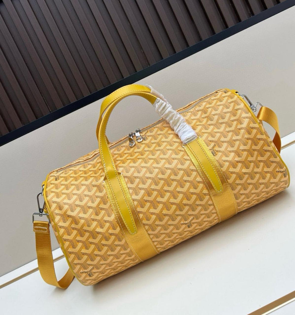 Goyard Boeing 45 Duffel Bag (Yellow)