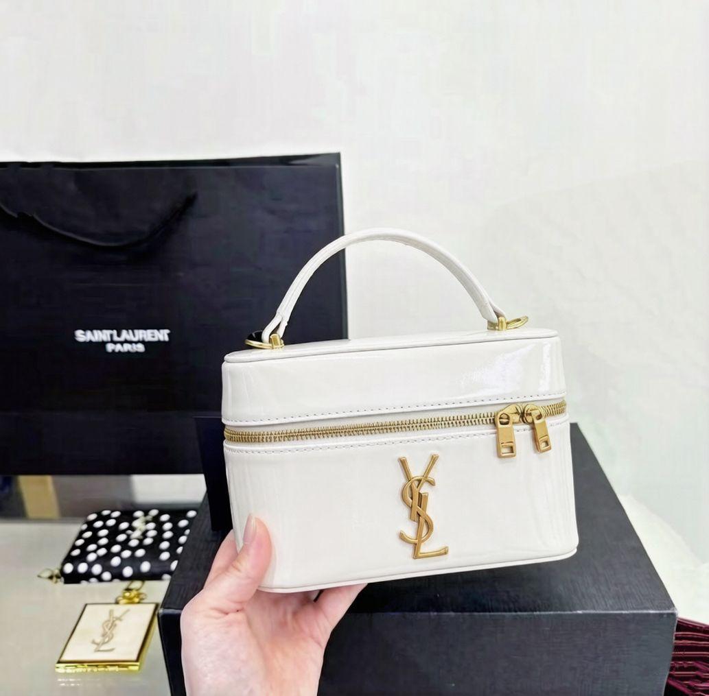 Saint Laurent Gaby Vanity Case (White)