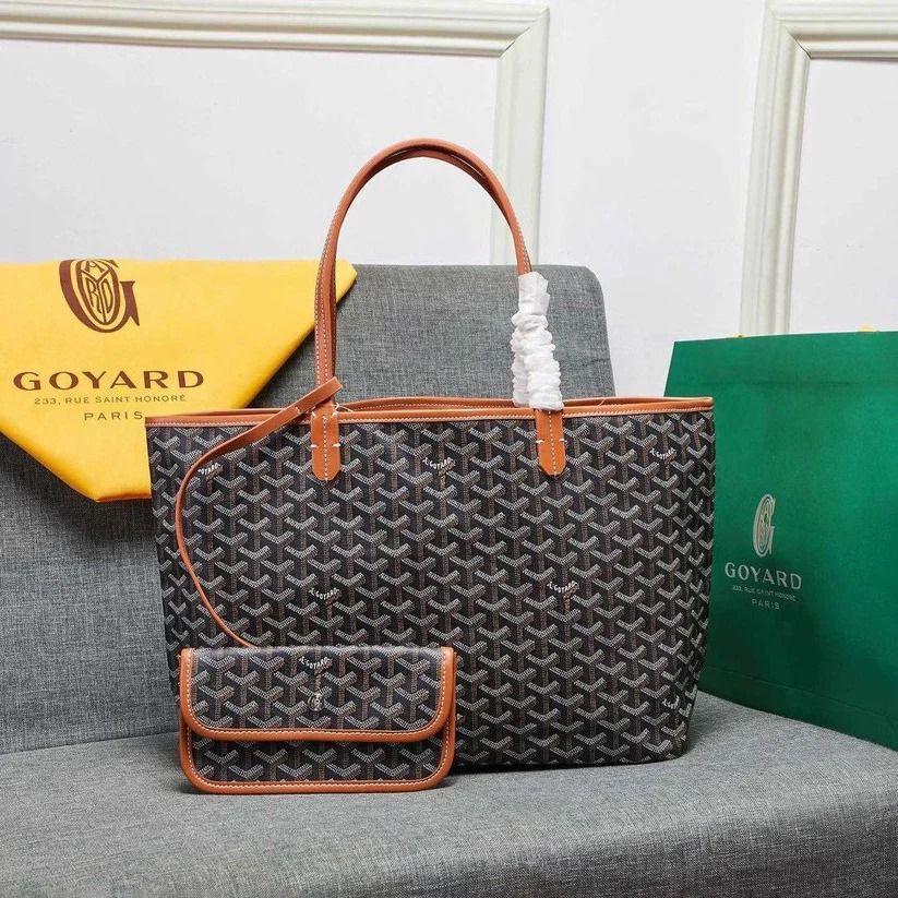 Goyard Saint Louis GM (Black/Tan)
