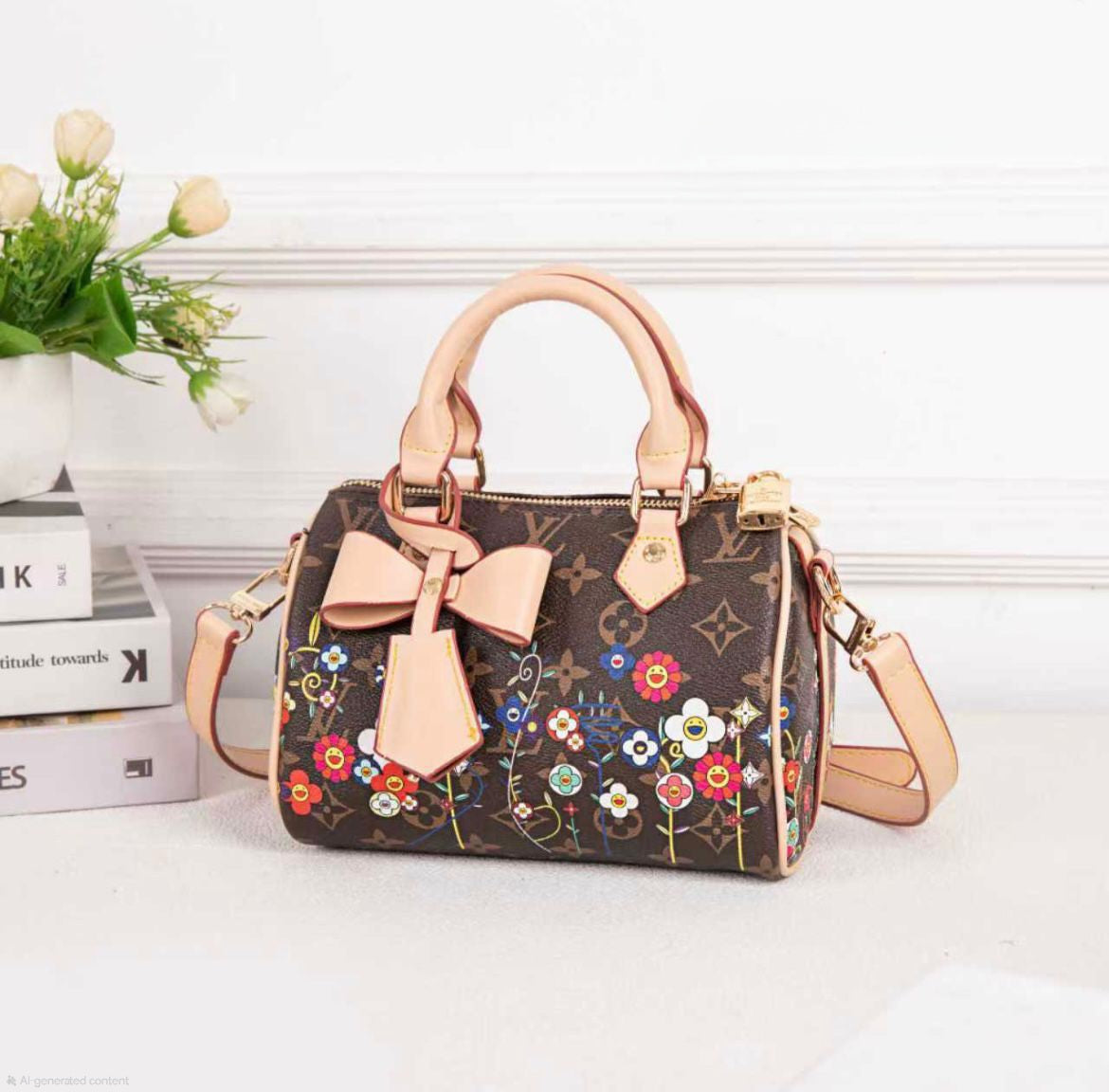 Louis Vuitton Speedy Bandoulière 20 (Monogram Murakami Flowers)