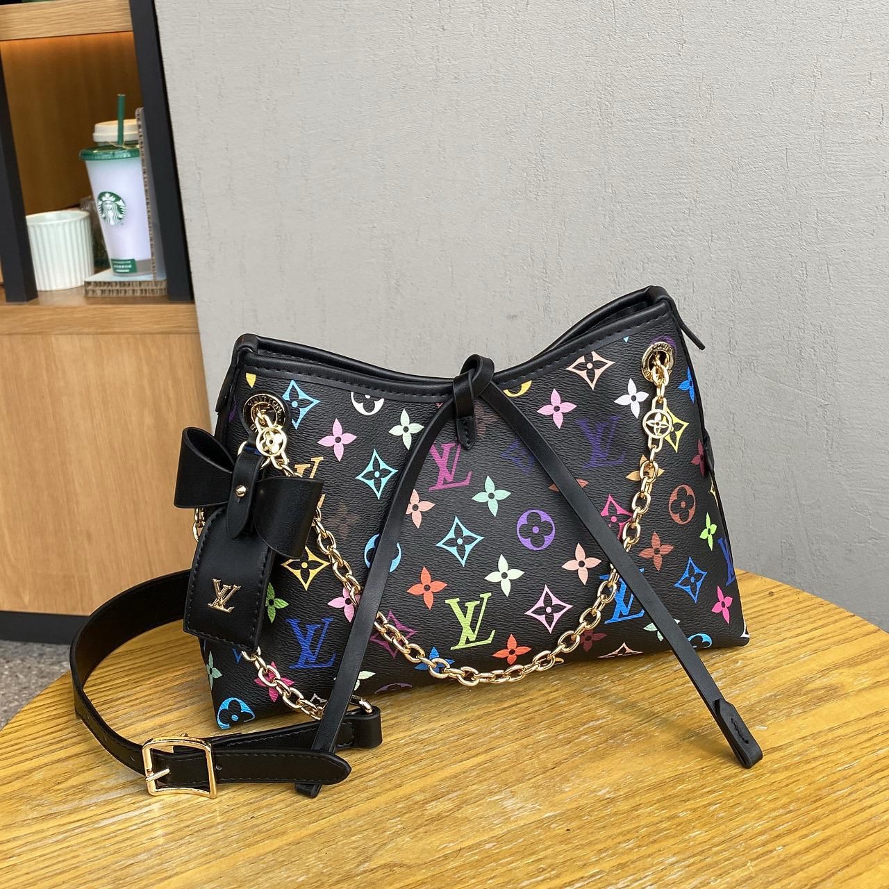 Louis Vuitton Vavin PM (Black Monogram Multicolore)