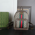 Gucci Ophidia Small Backpack (Beige/Ebony GG Supreme)