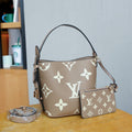 Louis Vuitton NéoNoé BB (Tourterelle / Crème Monogram Empreinte)