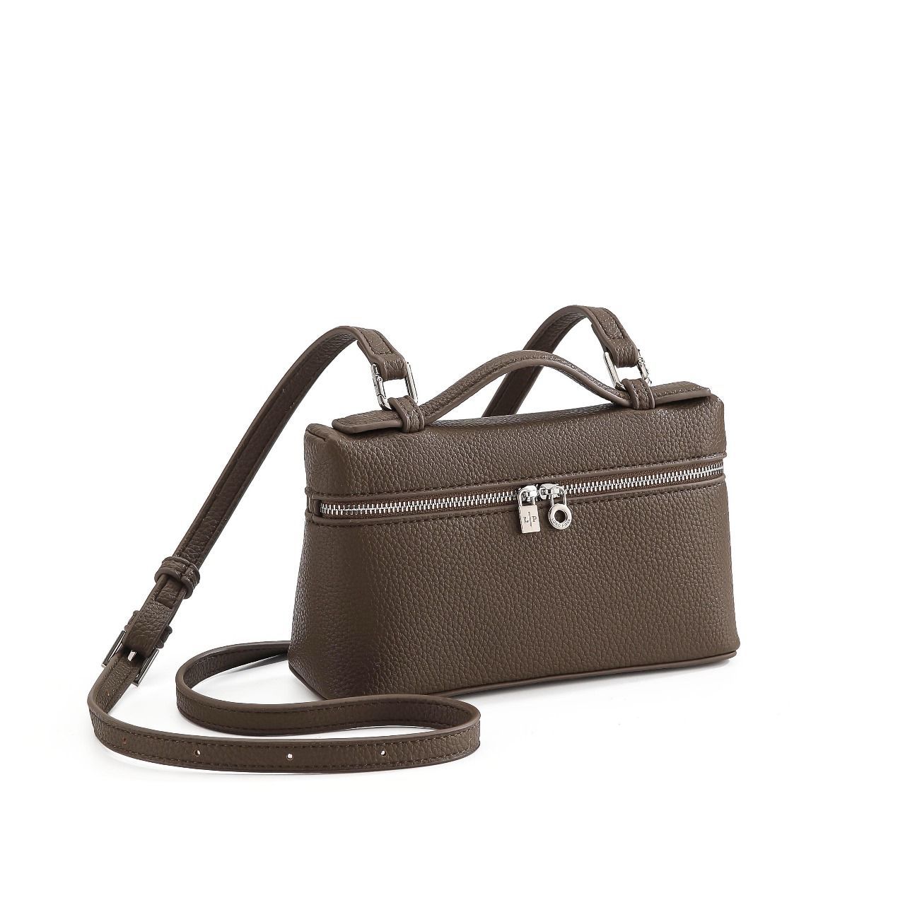 Loro Piana Extra Pocket L19 Bag (Dark Taupe / Mud)