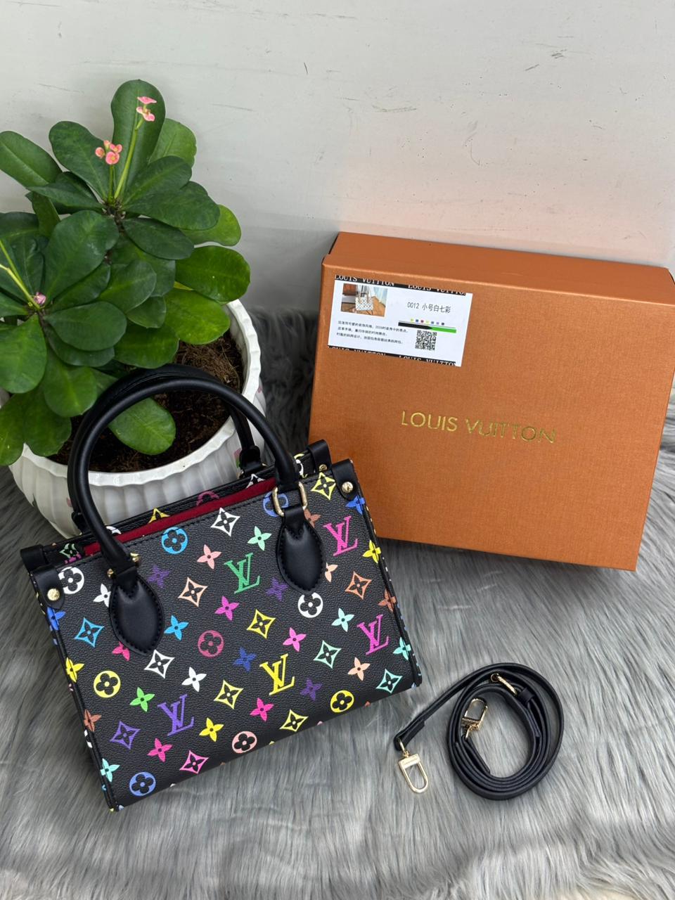 Louis Vuitton Monogram Multicolore OnTheGo PM (Black)