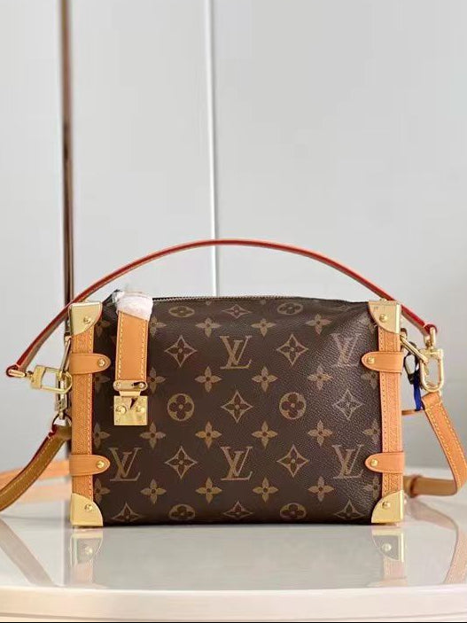 Louis Vuitton Petite Malle (Monogram / Natural Tan)