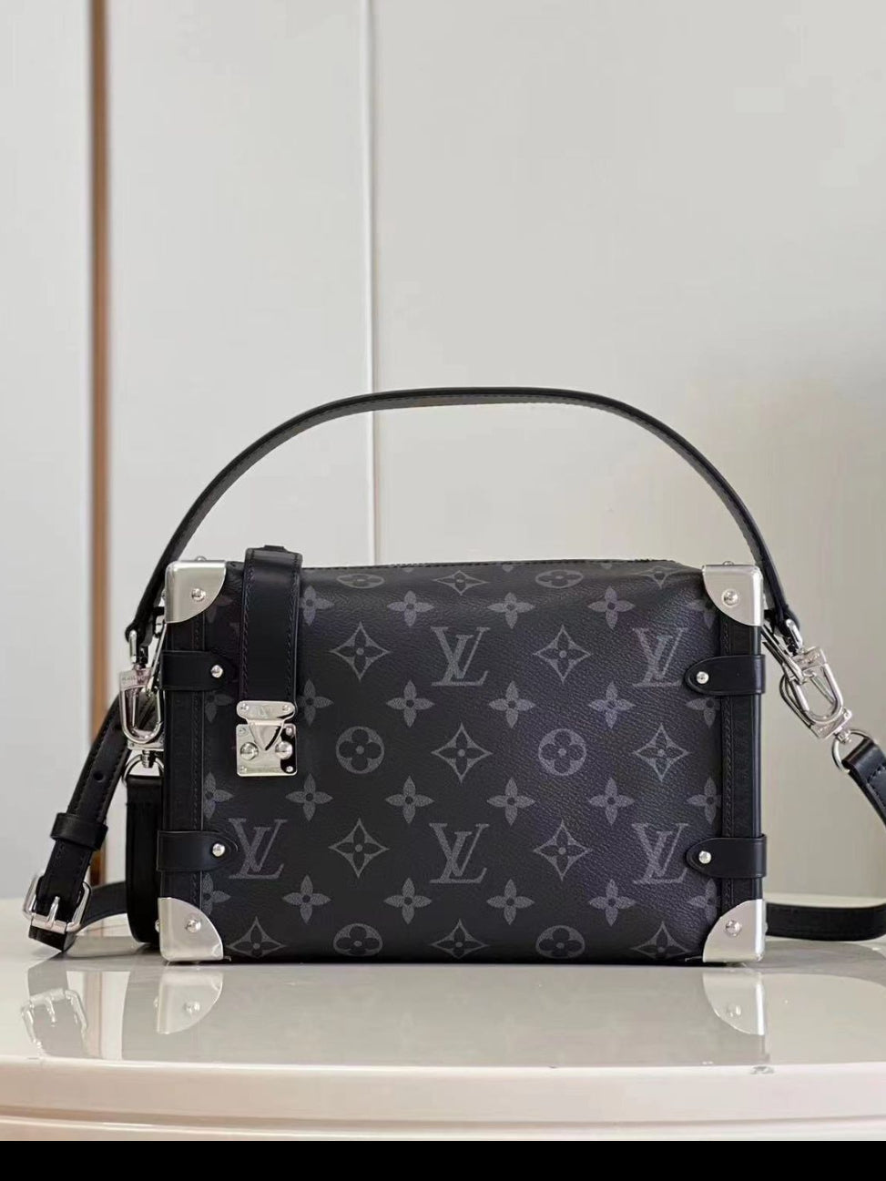 Louis Vuitton Petite Malle (Monogram Eclipse / Black)