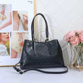 Gucci Signature Leather Tote (Black)