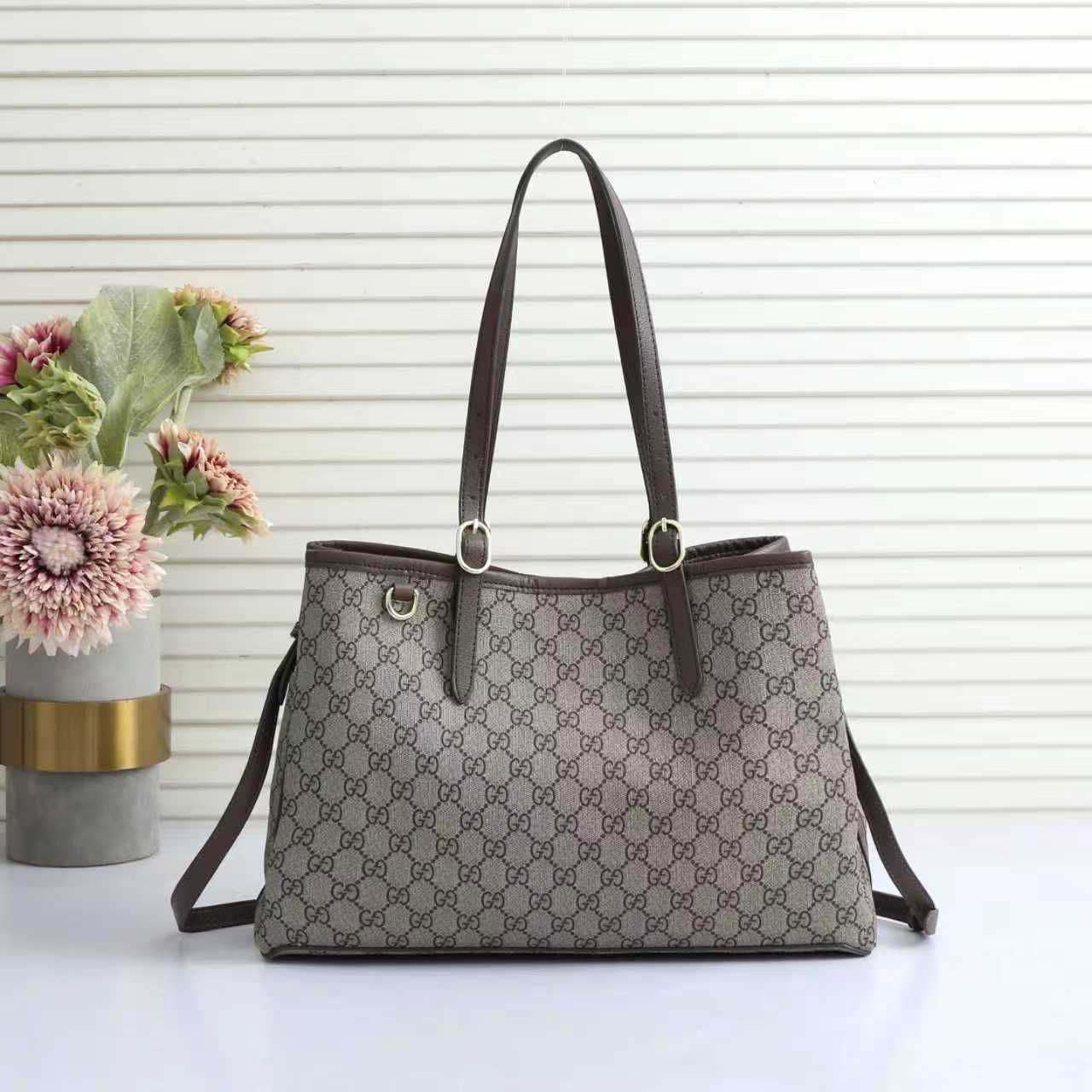 Gucci Ophidia Small Tote Bag (Grey/Ebony GG Supreme)