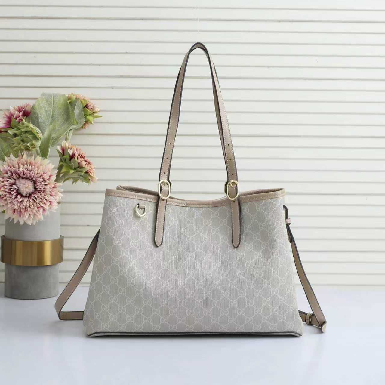 Gucci Ophidia Small Tote Bag (Grey/White GG Supreme)