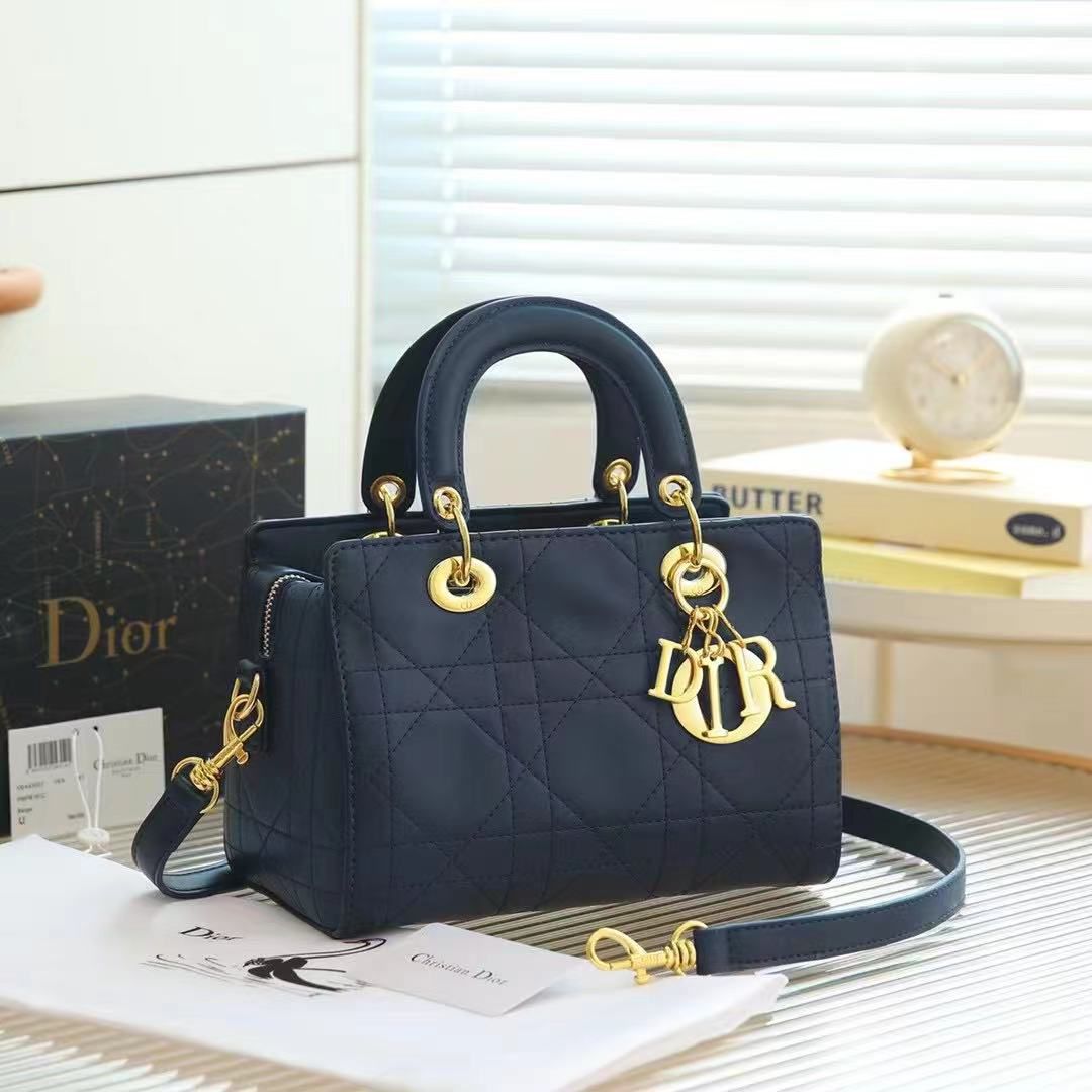 Lady Dior My ABCDIOR Bag (Navy Blue)