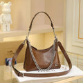 Coach Mira Shoulder Bag (Dark Brown/Burnished Amber)