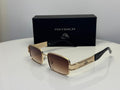 Maybach The Diplomat I Sunglasses in Champagne Gold/Brown