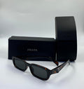 Prada Symbole Rectangular Sunglasses in Tortoise
