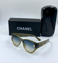 Chanel Zipper Detail Cat-Eye Sunglasses