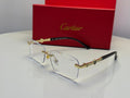 Première de Cartier Eyeglasses (Gold/Black)