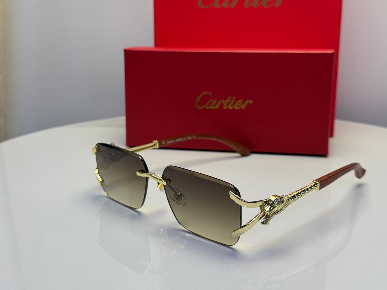 Panthère de Cartier Wood (Gold/Gradient Brown)