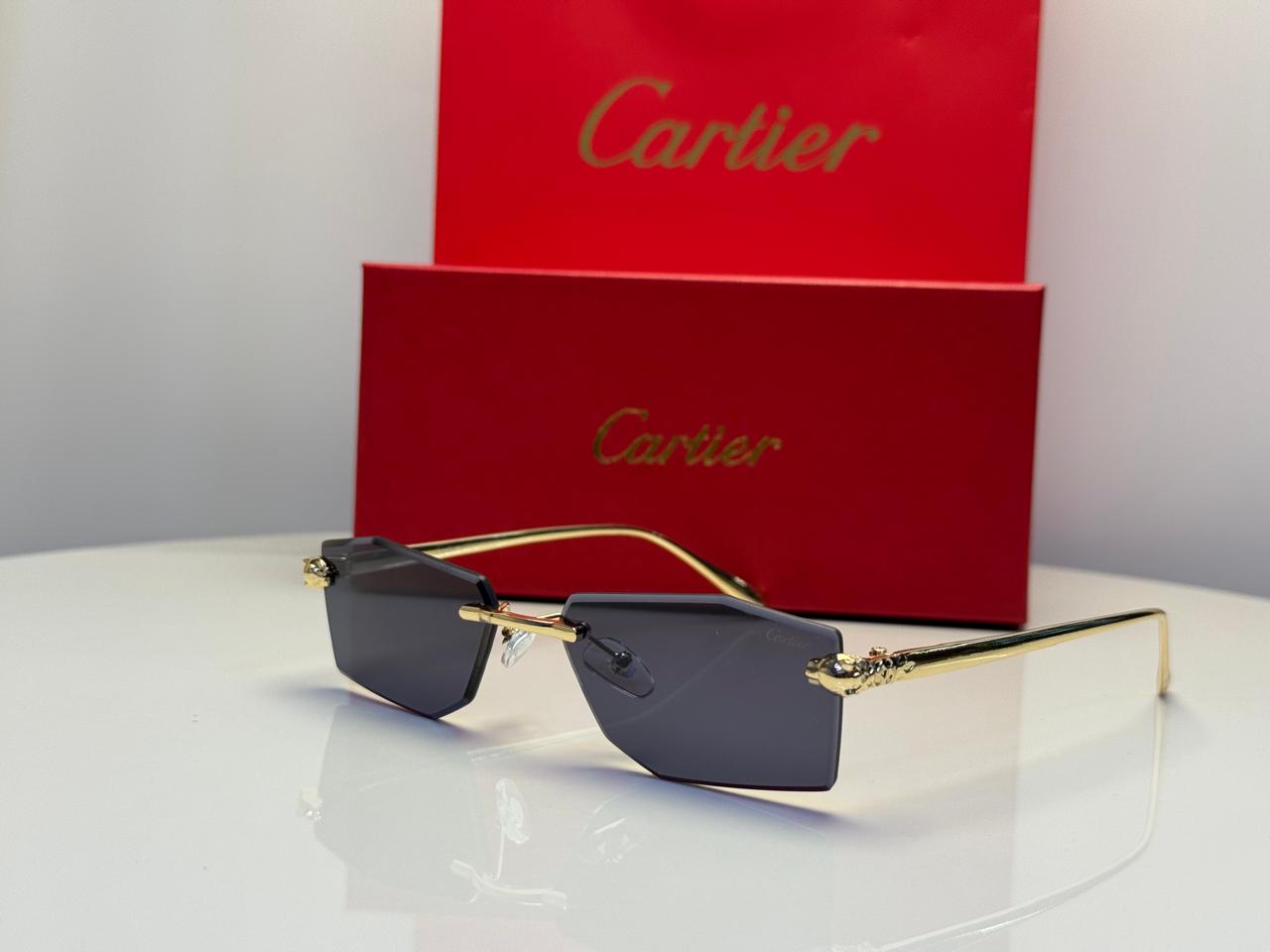 Panthère de Cartier Sunglasses (Gold Finish)