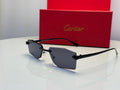 Cartier Panthère de Cartier Rimless Sunglasses (Black/Grey Gradient)