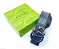 Gucci Interlocking G Belt (Navy Blue/Matte Blue)