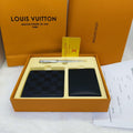Louis Vuitton Damier Graphite Wallet & Accessories Set