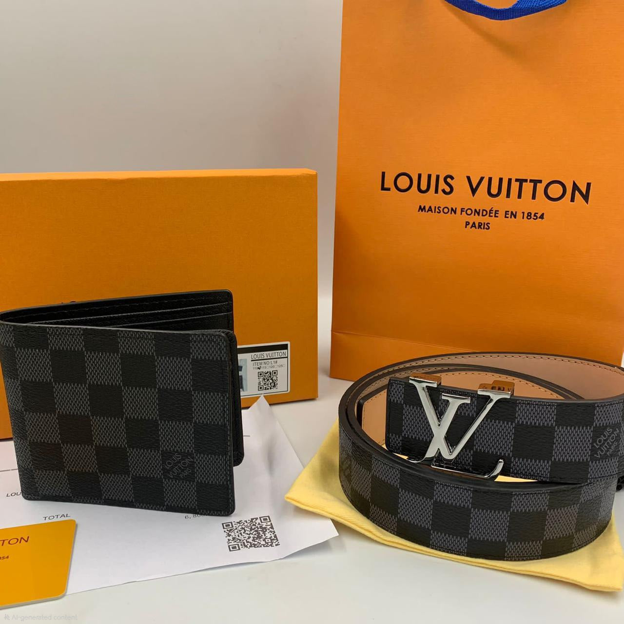 Louis Vuitton Damier Graphite Accessory Set (Grey/Black)