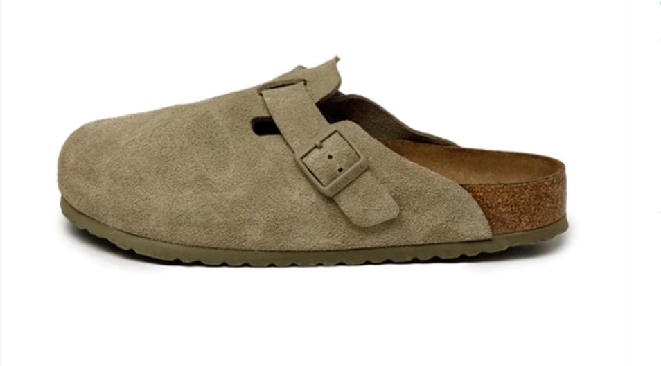 Birkenstock Boston Suede (Taupe)