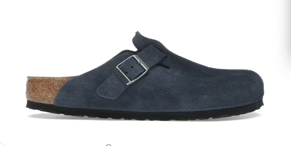 Birkenstock Boston Suede (Navy)