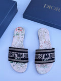 Dior Dway Slide (Pink Multicolor Dior Herbarium)