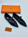 Hermès Neo Ballerinas (Black)