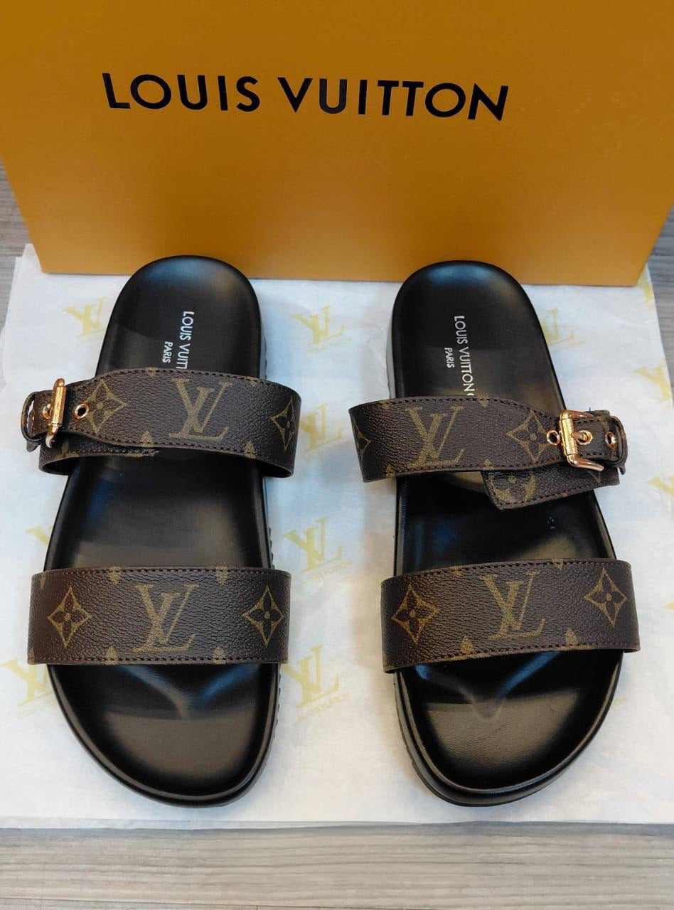 Louis Vuitton Bom Dia Flat Mule (Monogram/Brown)