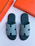 Hermès Izmir Sandal (Bleu Orage)